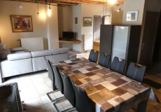 Ferme château Laneffe gîte étable 8 personnes chambre