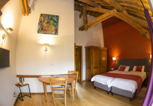Ferme château Laneffe, location de chambre d'hôtes 2 personnes giroflée