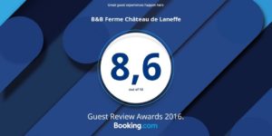 Booking Award 2016 - Ferme Château Laneffe